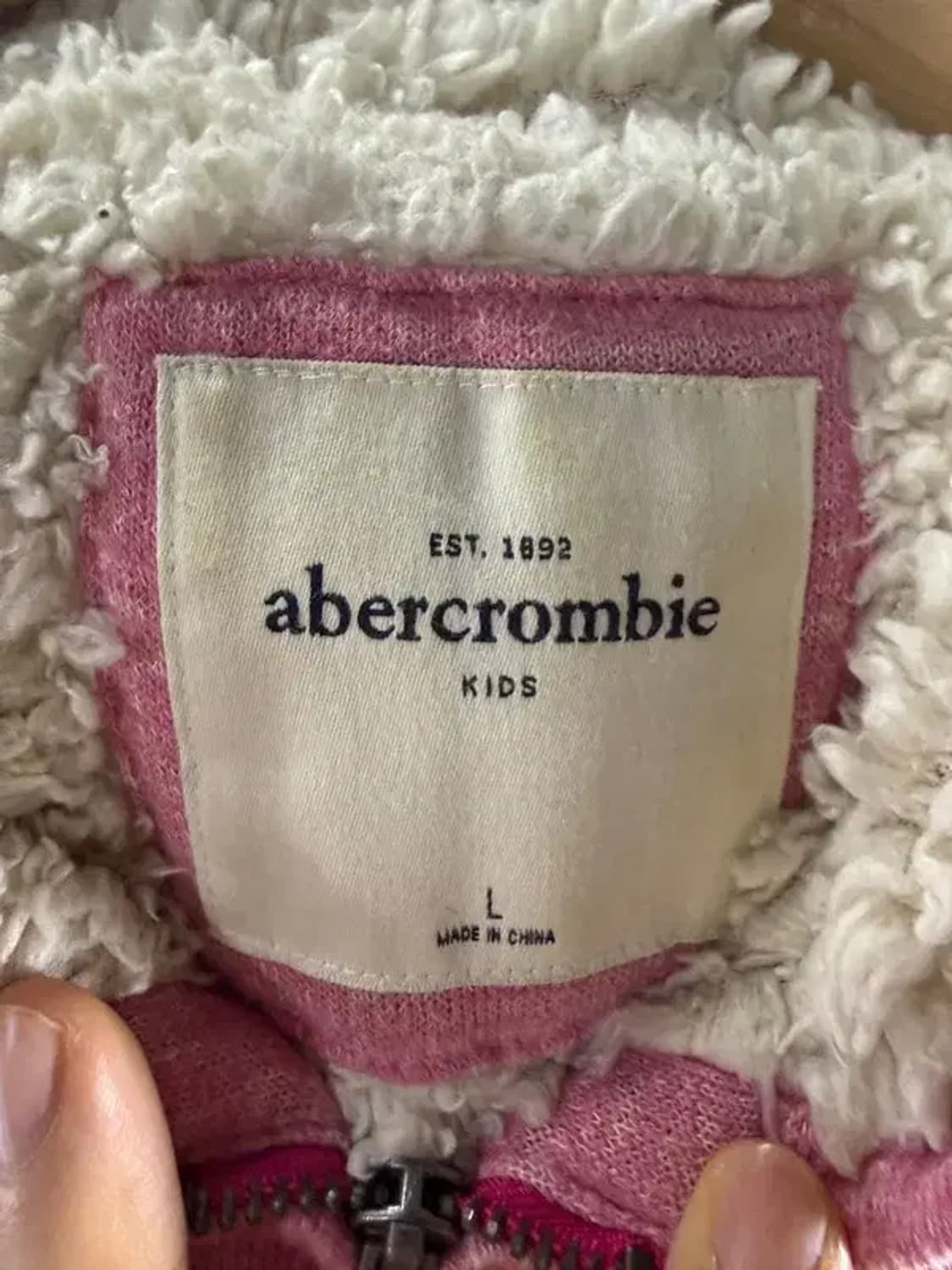 A1870 아베크롬비 크롭 후드 집업 [ SIZE: L ] 상품이미지3