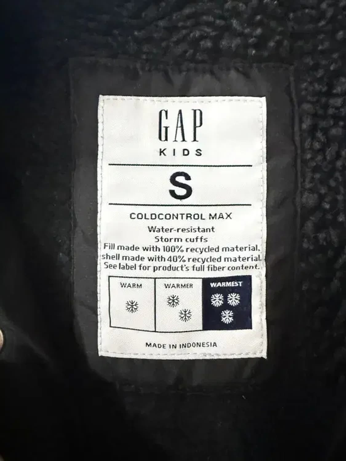 A1923 [ GAP ] 갭 키즈 패딩 [ SIZE: S ] 상품이미지6