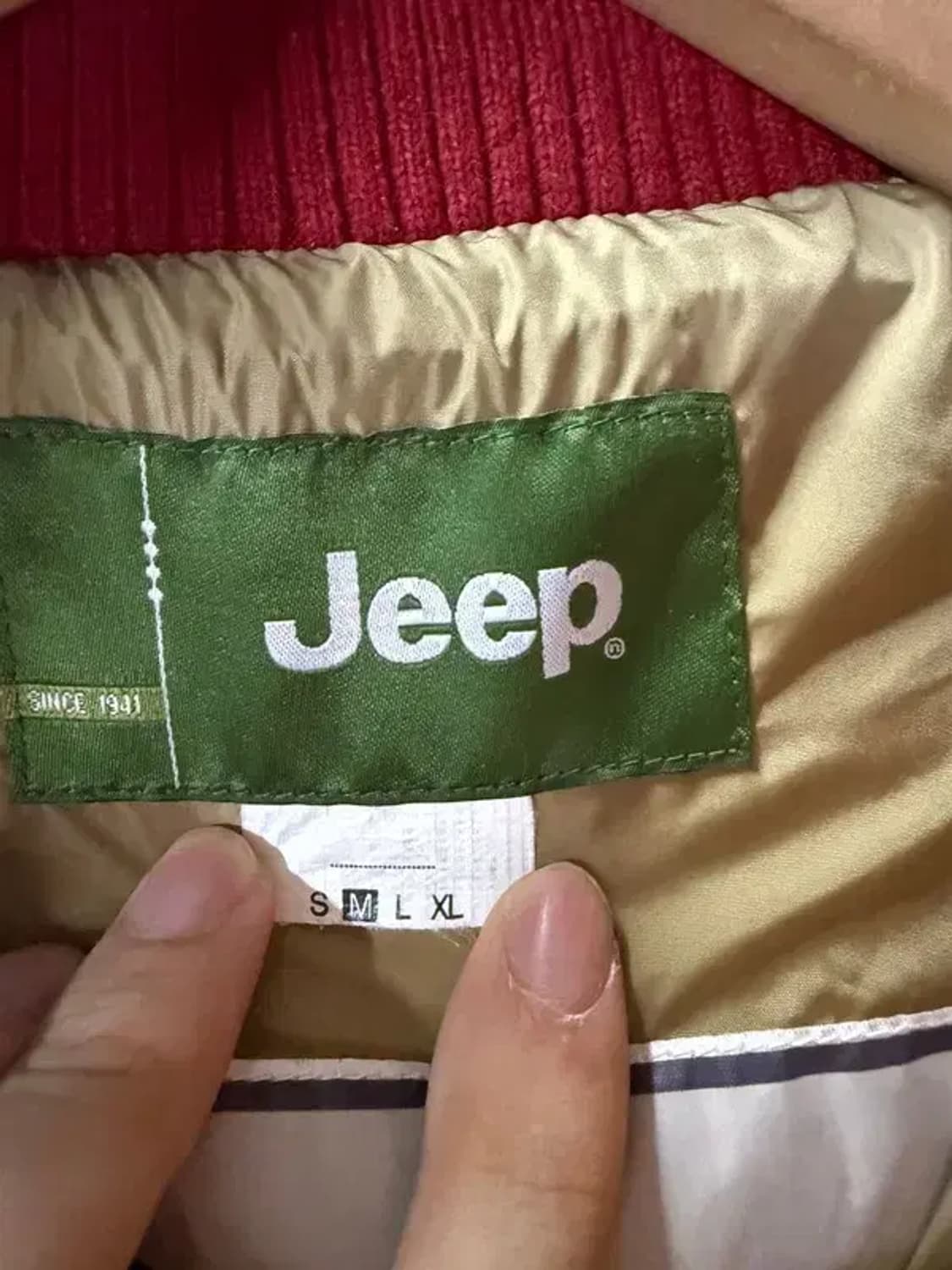 A1934 [ JEEP ] 지프 패딩 [ SIZE: M ] 상품이미지4
