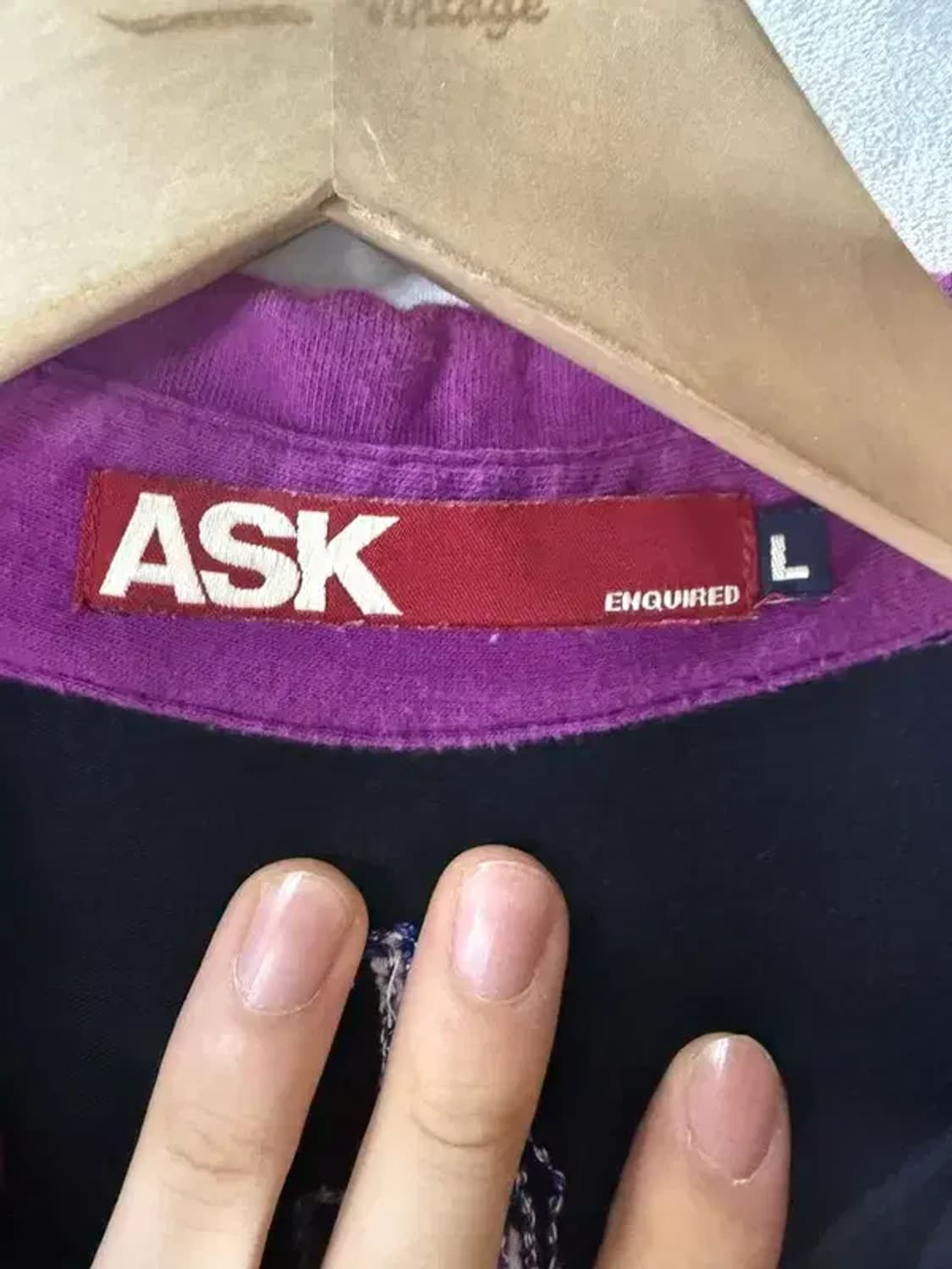 A1906 [ ASK ] 에스크 Y2K 카라티 [ SIZE: L ] 상품이미지5