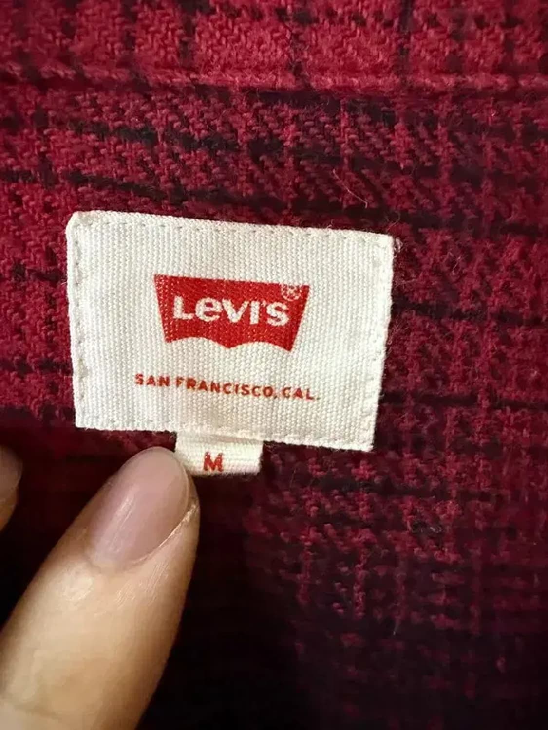 A1997 [ LEVI'S ] 리바이스 체크 셔츠 [ SIZE: M ] 상품이미지4
