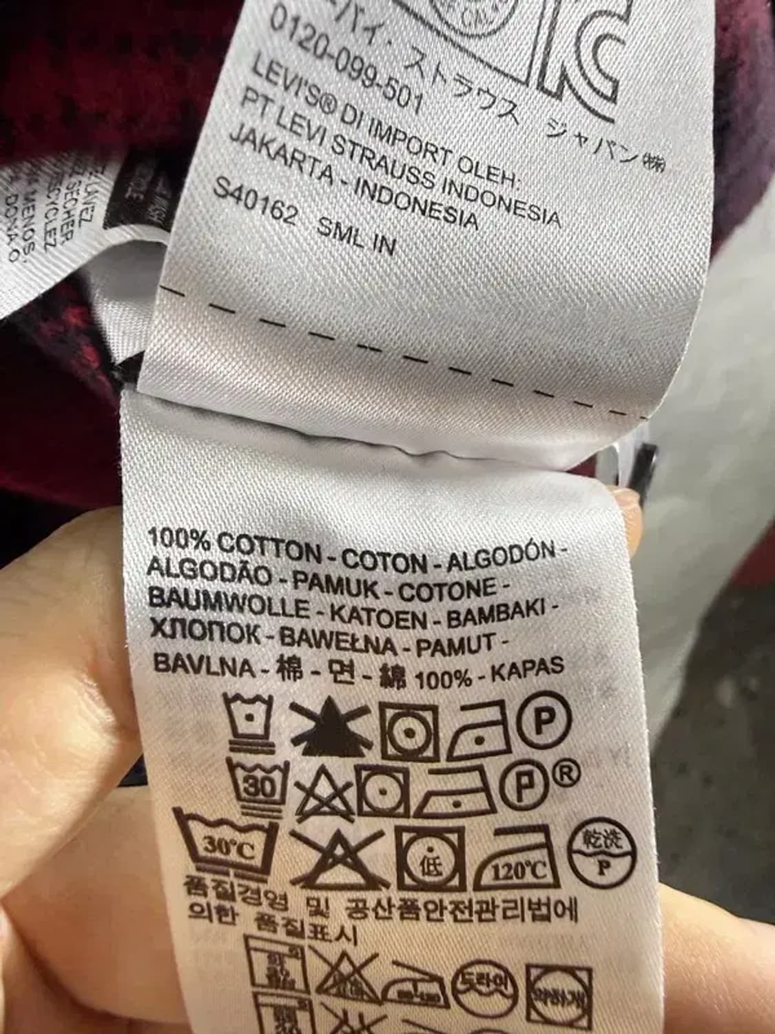 A1997 [ LEVI'S ] 리바이스 체크 셔츠 [ SIZE: M ] 상품이미지7