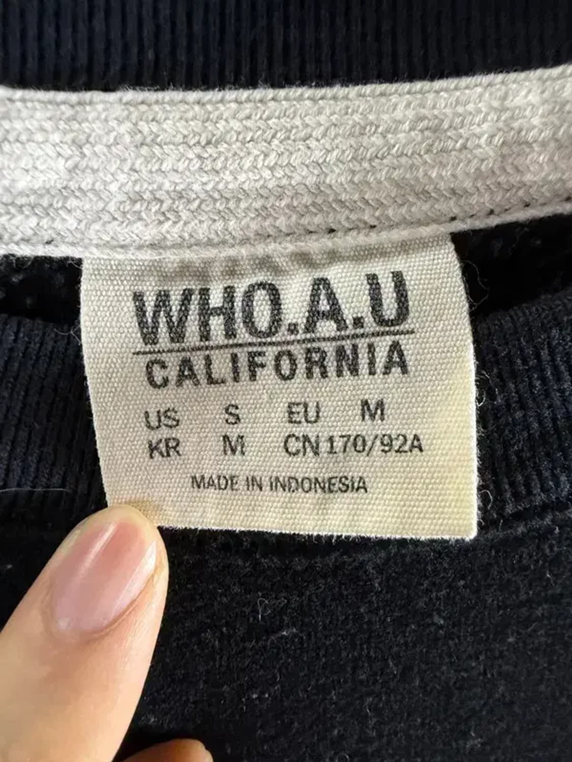 A2001 [ WHOAU ] 후아유 맨투맨 [ SIZE: M ] 상품이미지6