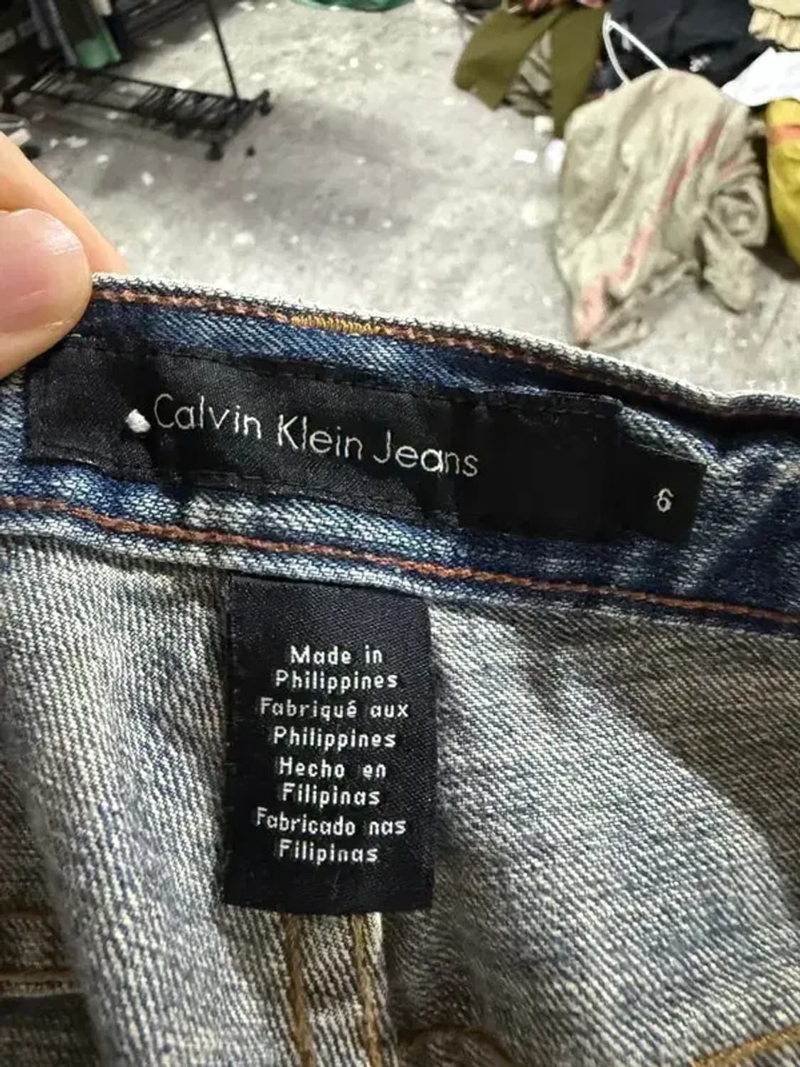 A2009 캘빈클라인 부츠컷 청바지 [ SIZE: 6 ] 상품이미지4