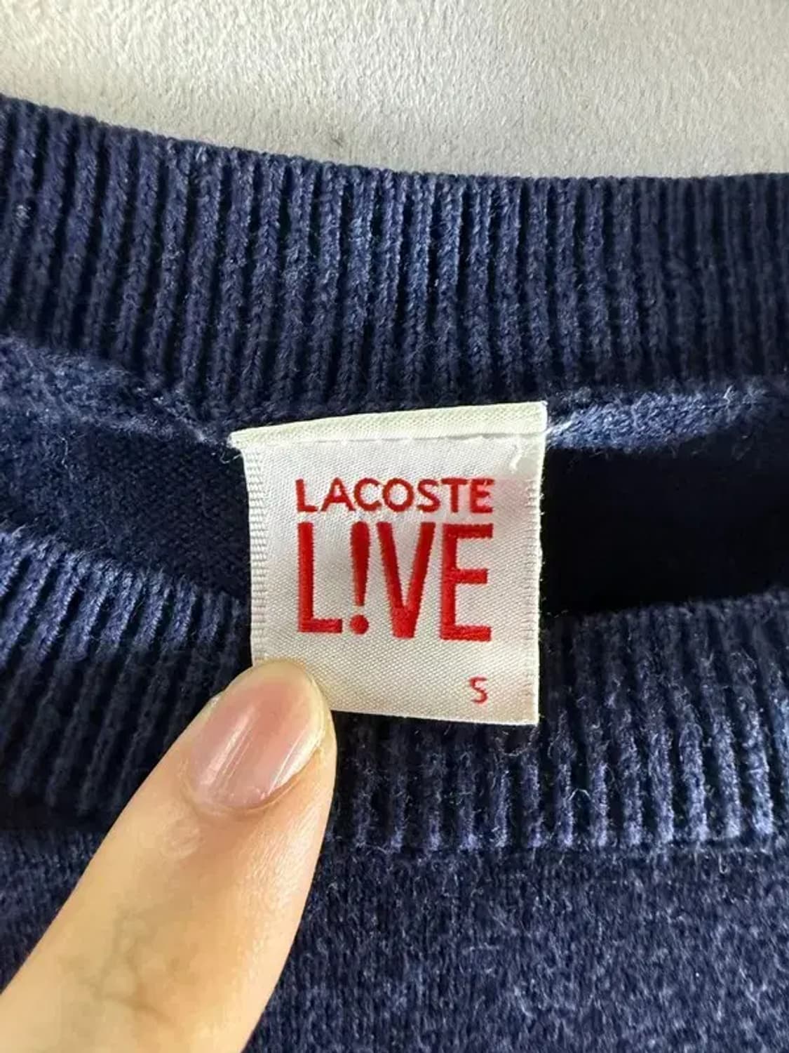 A2006 [ LACOSTE ] 라코스테 니트 [ SIZE: S ] 상품이미지5