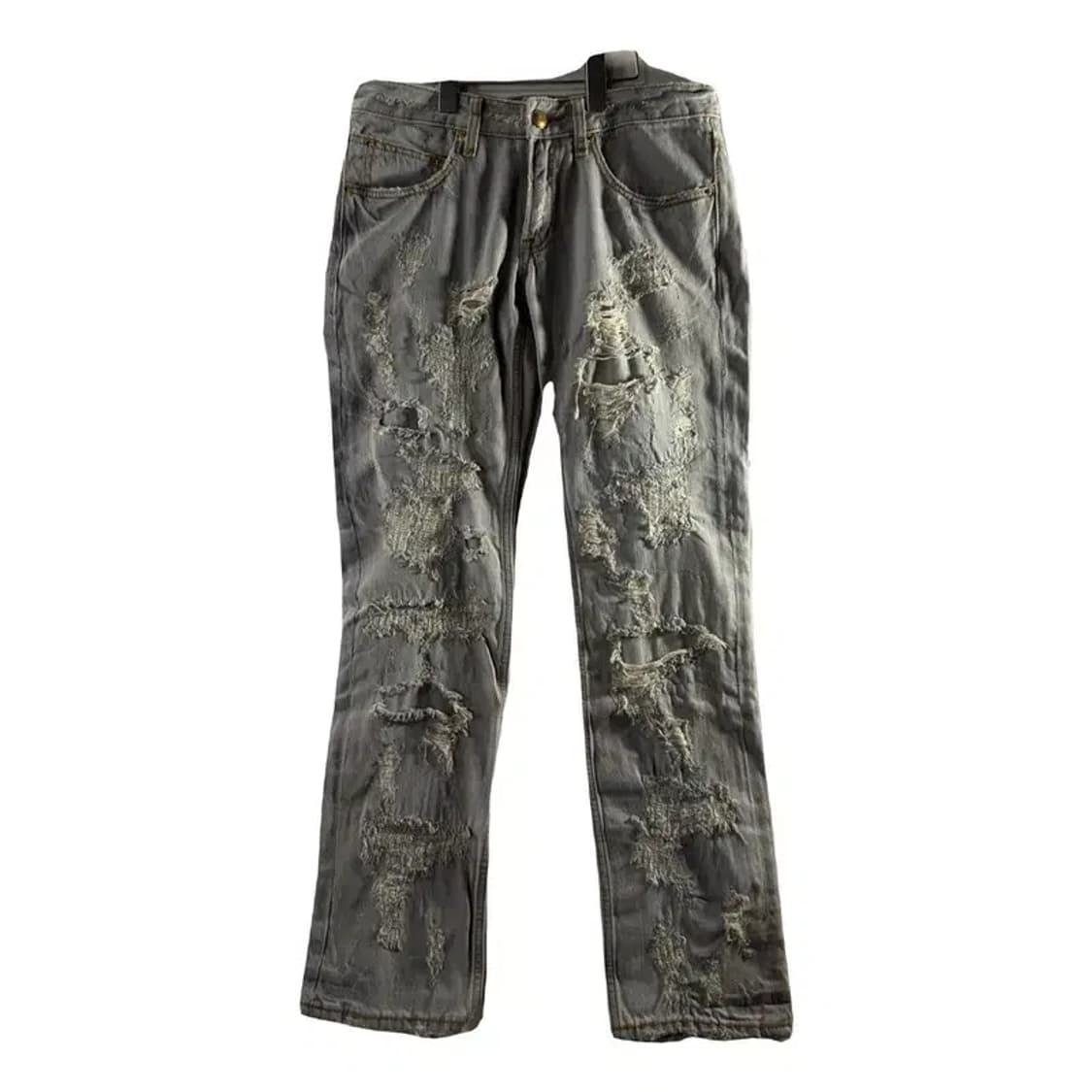 A2031 스티어 블루 데미지 데님 [ SIZE: L ] 상품이미지1