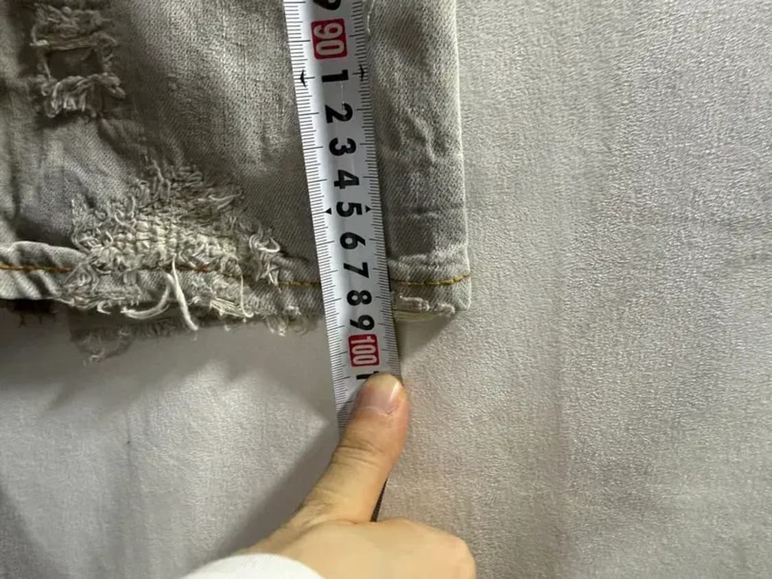 A2031 스티어 블루 데미지 데님 [ SIZE: L ] 상품이미지4