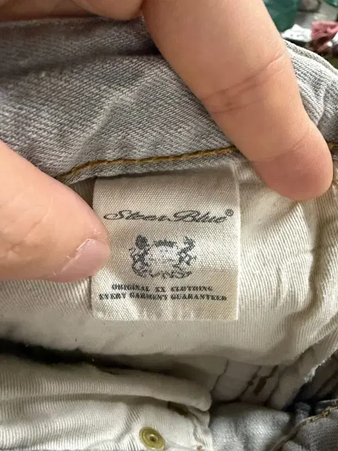 A2031 스티어 블루 데미지 데님 [ SIZE: L ] 상품이미지6