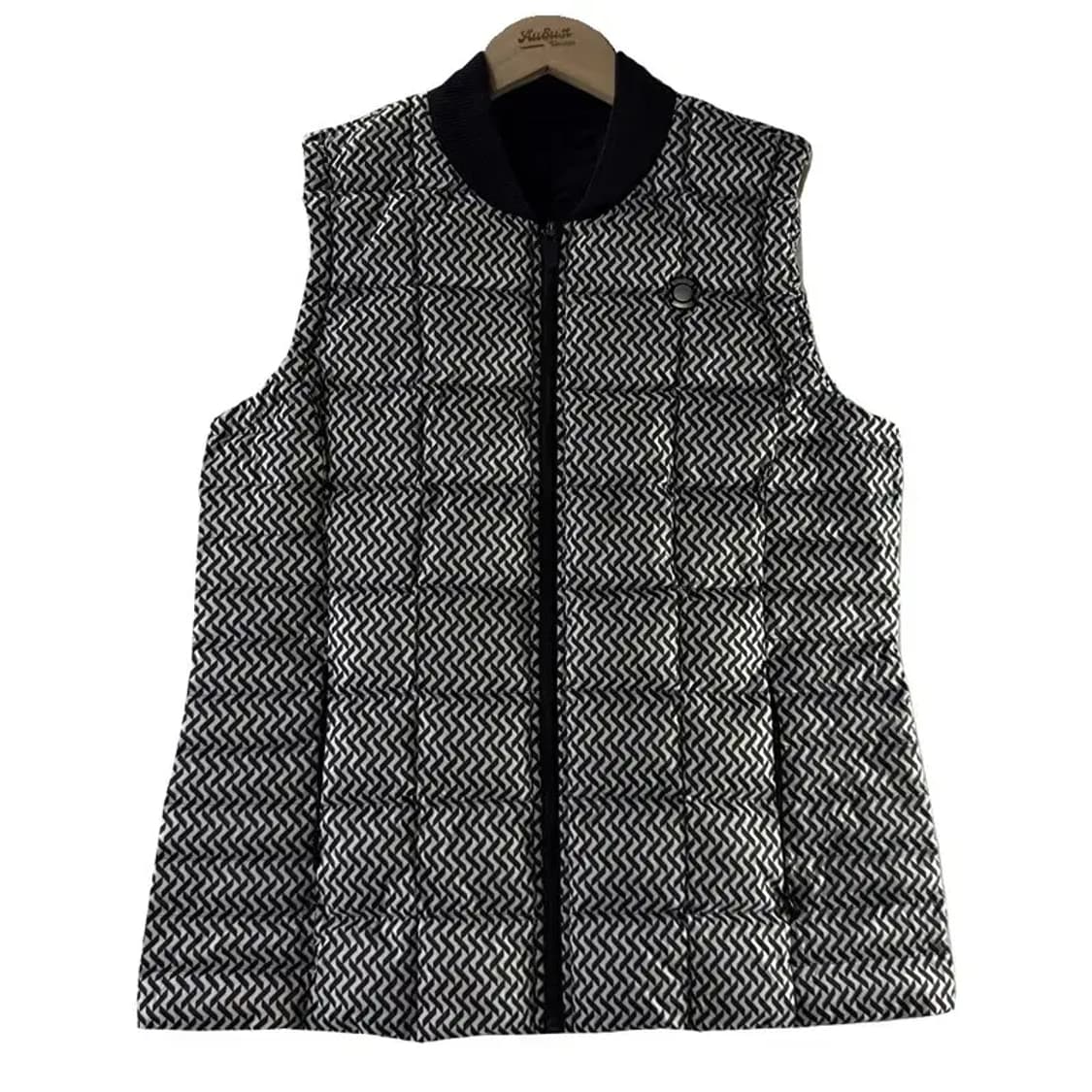 A2095 와이드 앵글 패턴 패딩 조끼 [ SIZE: 100 ] 상품이미지1