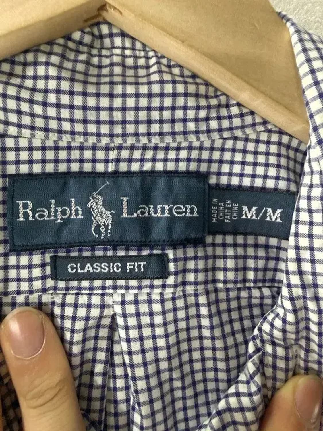 A2102 폴로 체크 셔츠 [ SIZE: M ] 상품이미지5