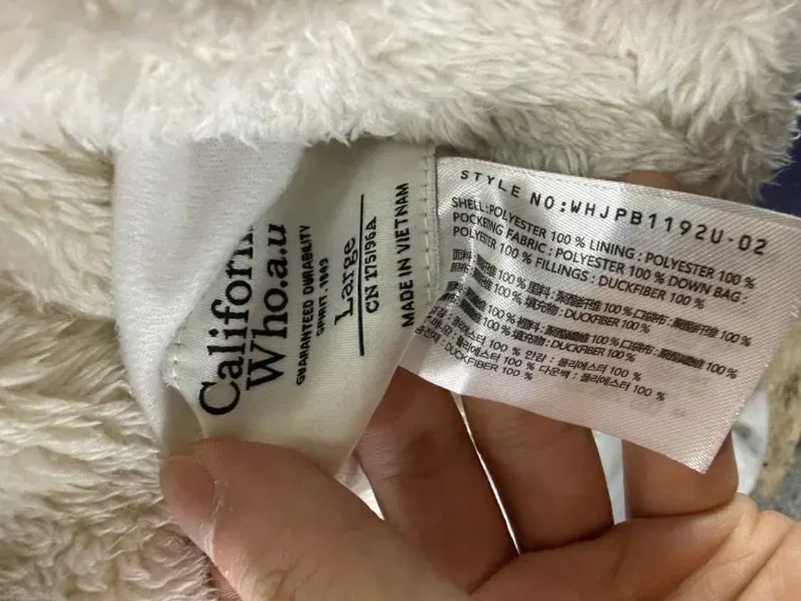 A2169 [ WHOAU ] 리버시블 후아유 패딩 [ SIZE: L ] 상품이미지8