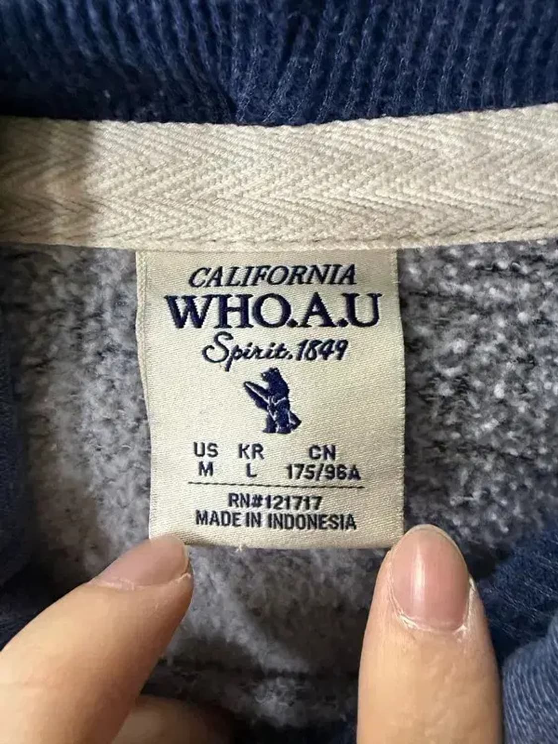 A2180 [ WHOAU ] 후아유 후드티 [ SIZE: M ] 상품이미지4