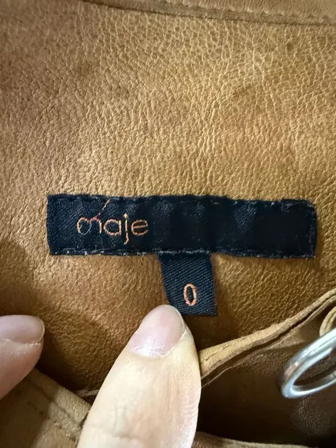 A2275 [ MAJE ] 마쥬 양가죽 자켓 [ SIZE: 0 ] 상품이미지6