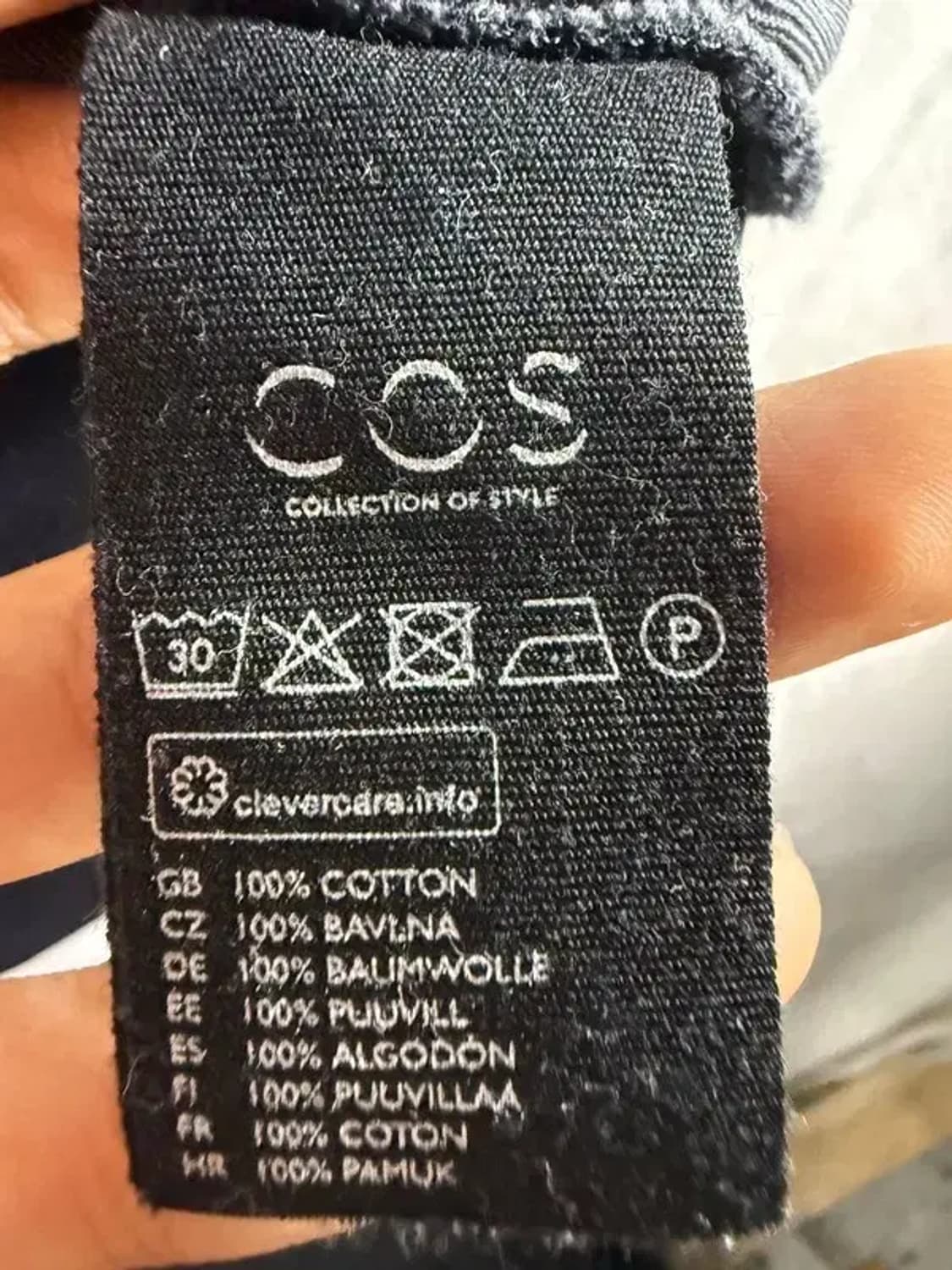 A2334 [ COS ] 코스 반팔 티 [ SIZE: XL ] 상품이미지7