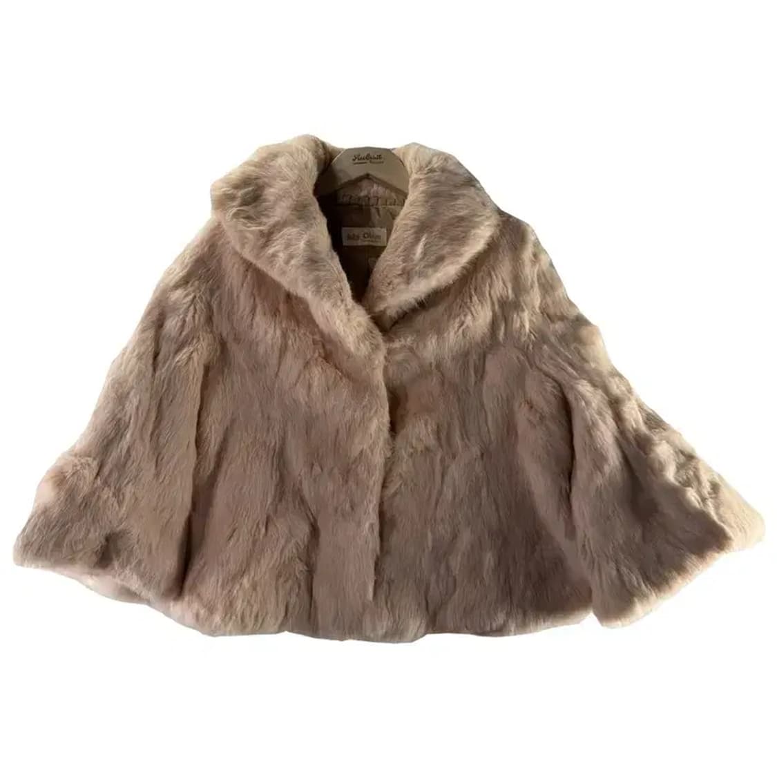 A2274 올리브데올리브 토끼털 모피 코트 상품이미지1