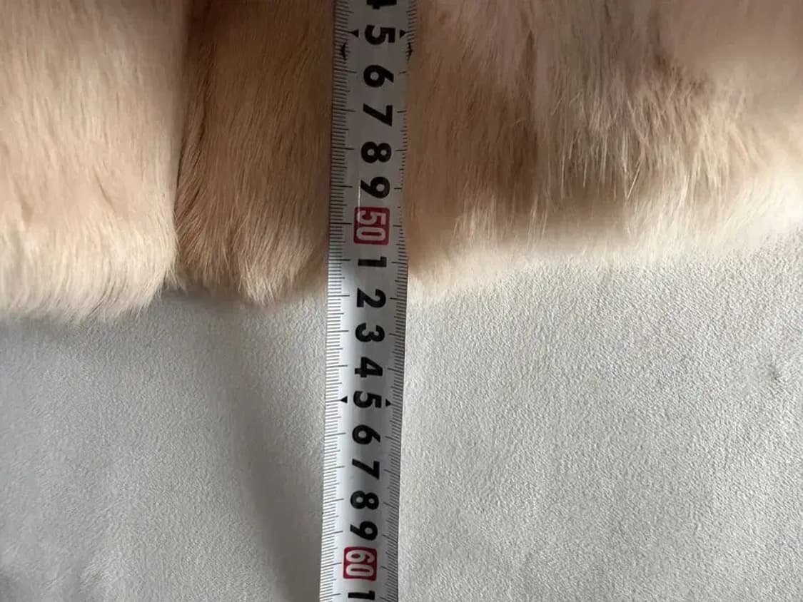 A2274 올리브데올리브 토끼털 모피 코트 상품이미지4