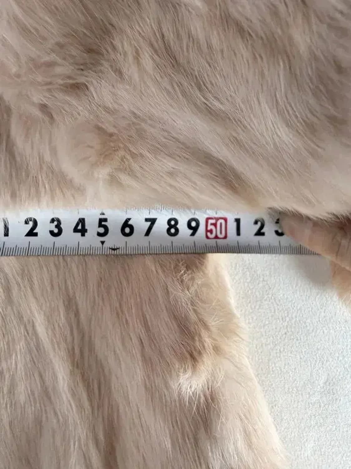 A2274 올리브데올리브 토끼털 모피 코트 상품이미지6