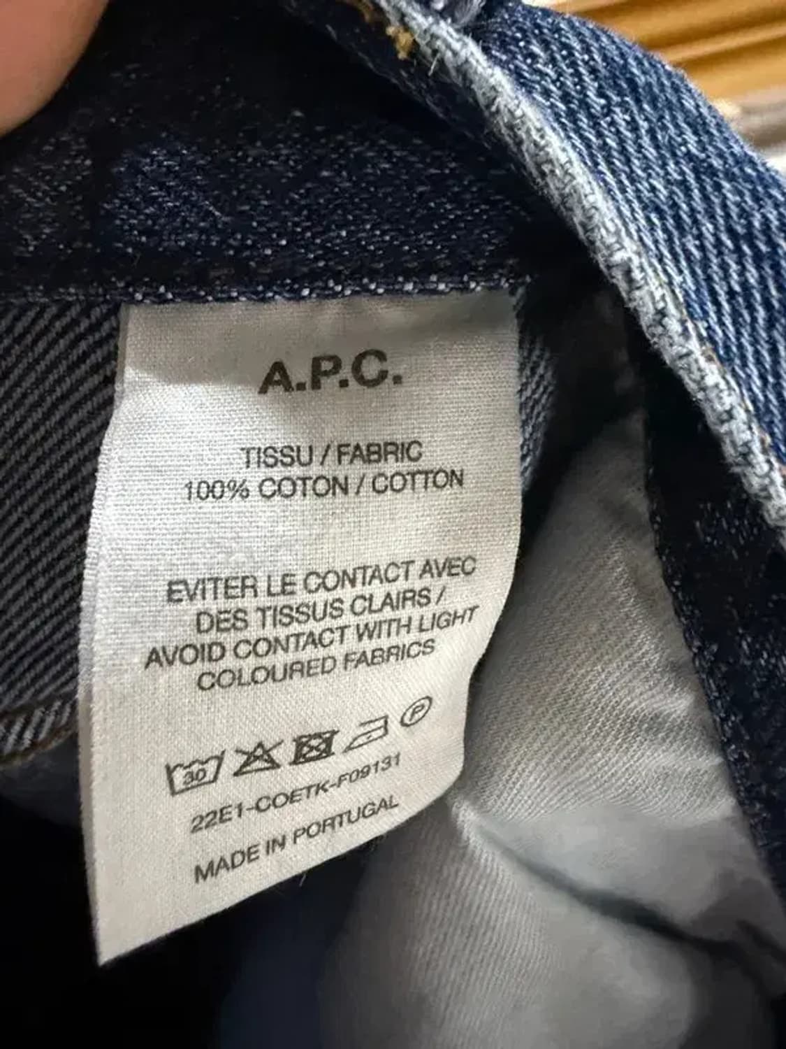 A2314 [ A.P.C. ] 새상품 아페쎄 청바지 [ 28 ] 상품이미지7