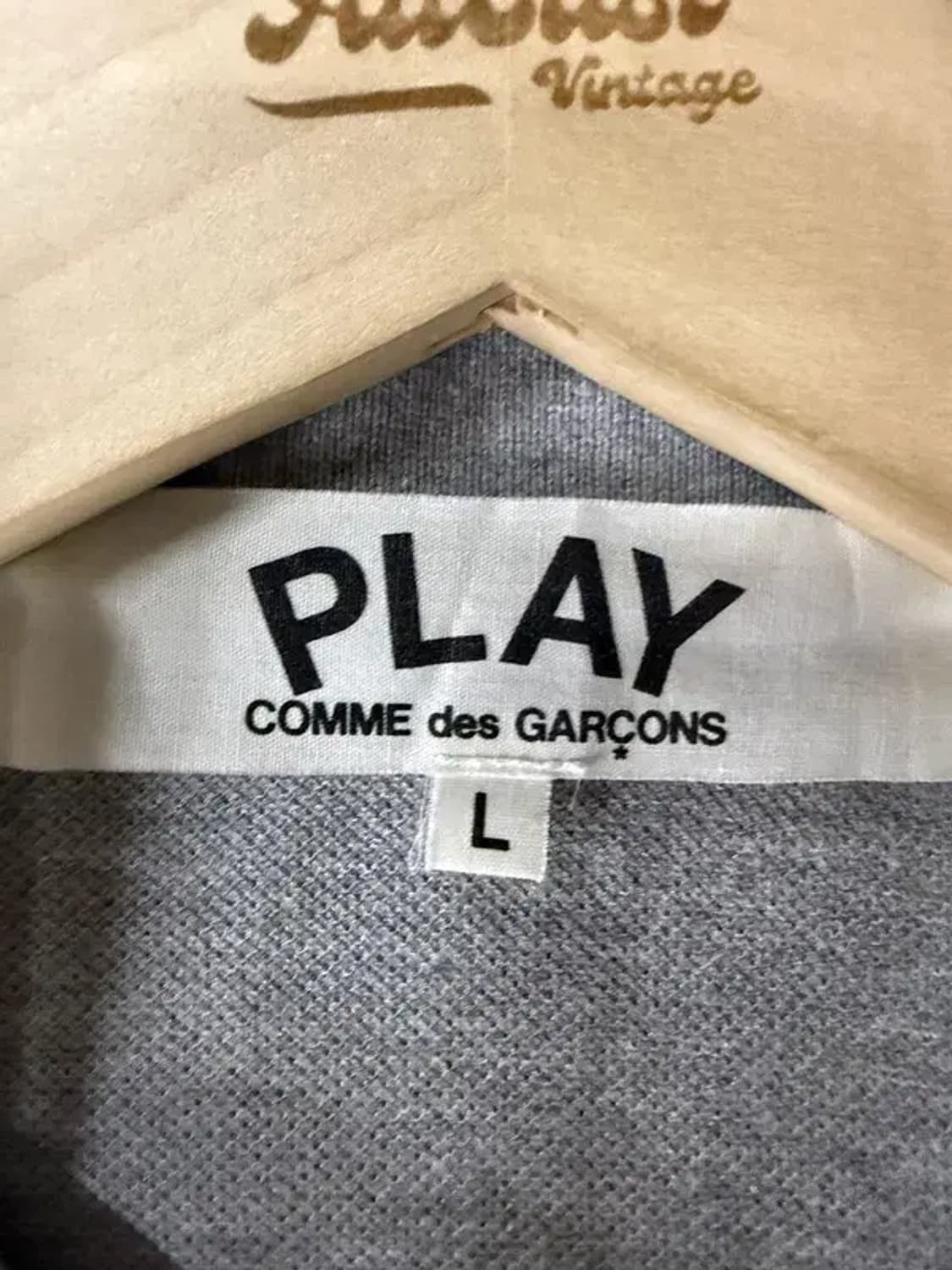 A2363 꼼데가르송 반팔 카라티 [ SIZE: L ] 상품이미지5