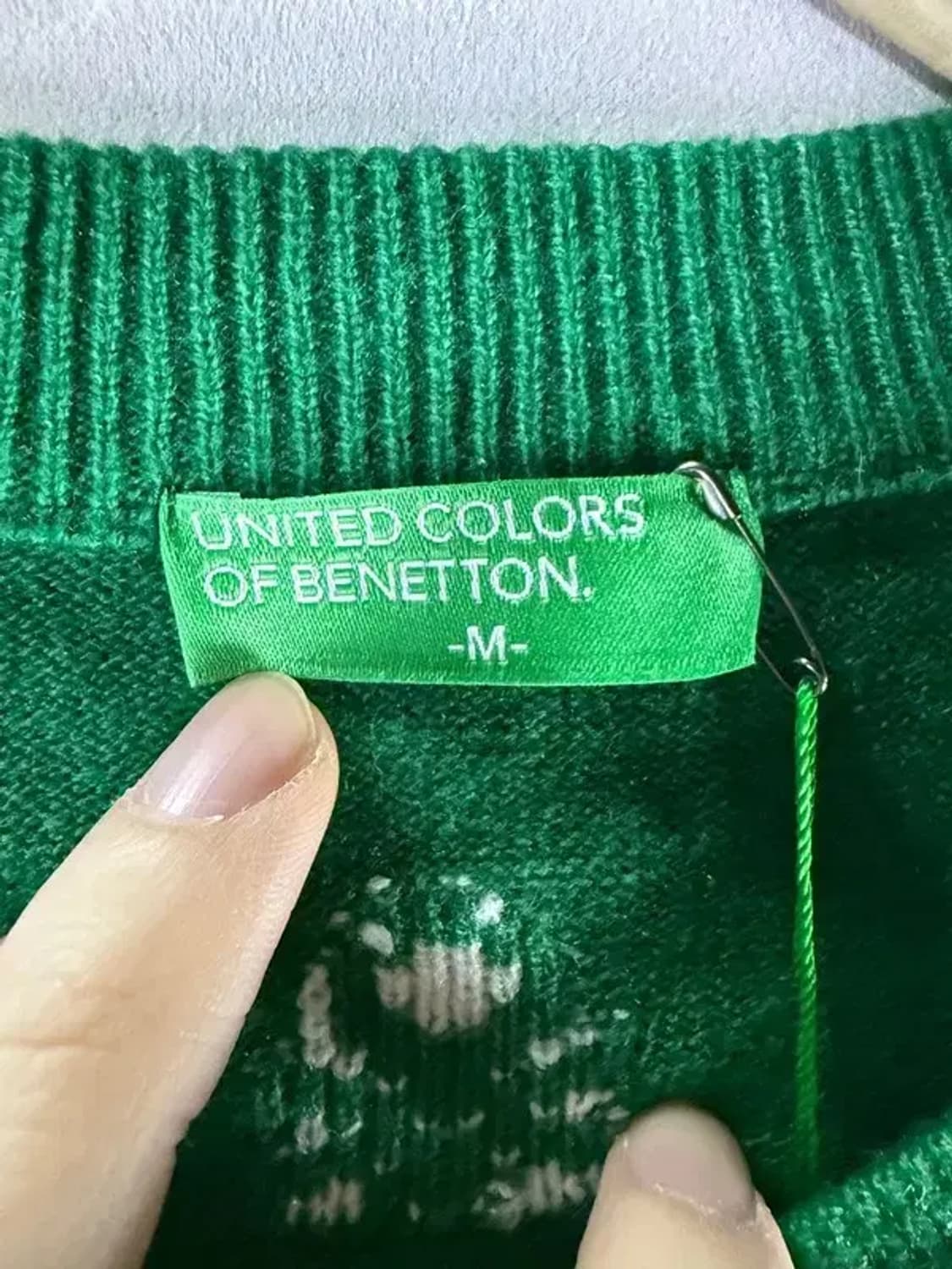 A2406 새상품 베네통 가디건 [ SIZE: M ] 상품이미지5