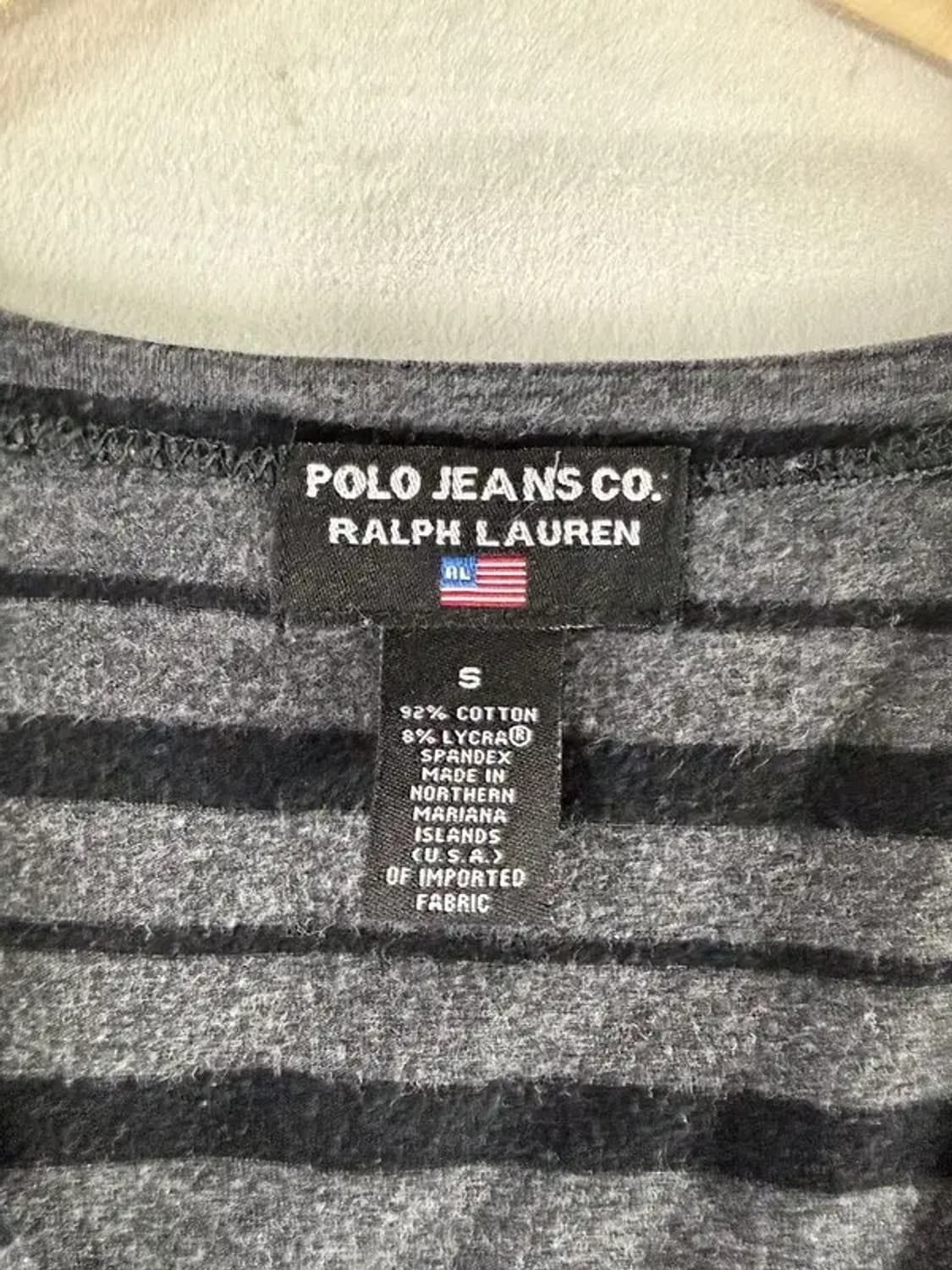 A2422 폴로 진스 V넥 긴팔 티 [ SIZE: S ] 상품이미지4