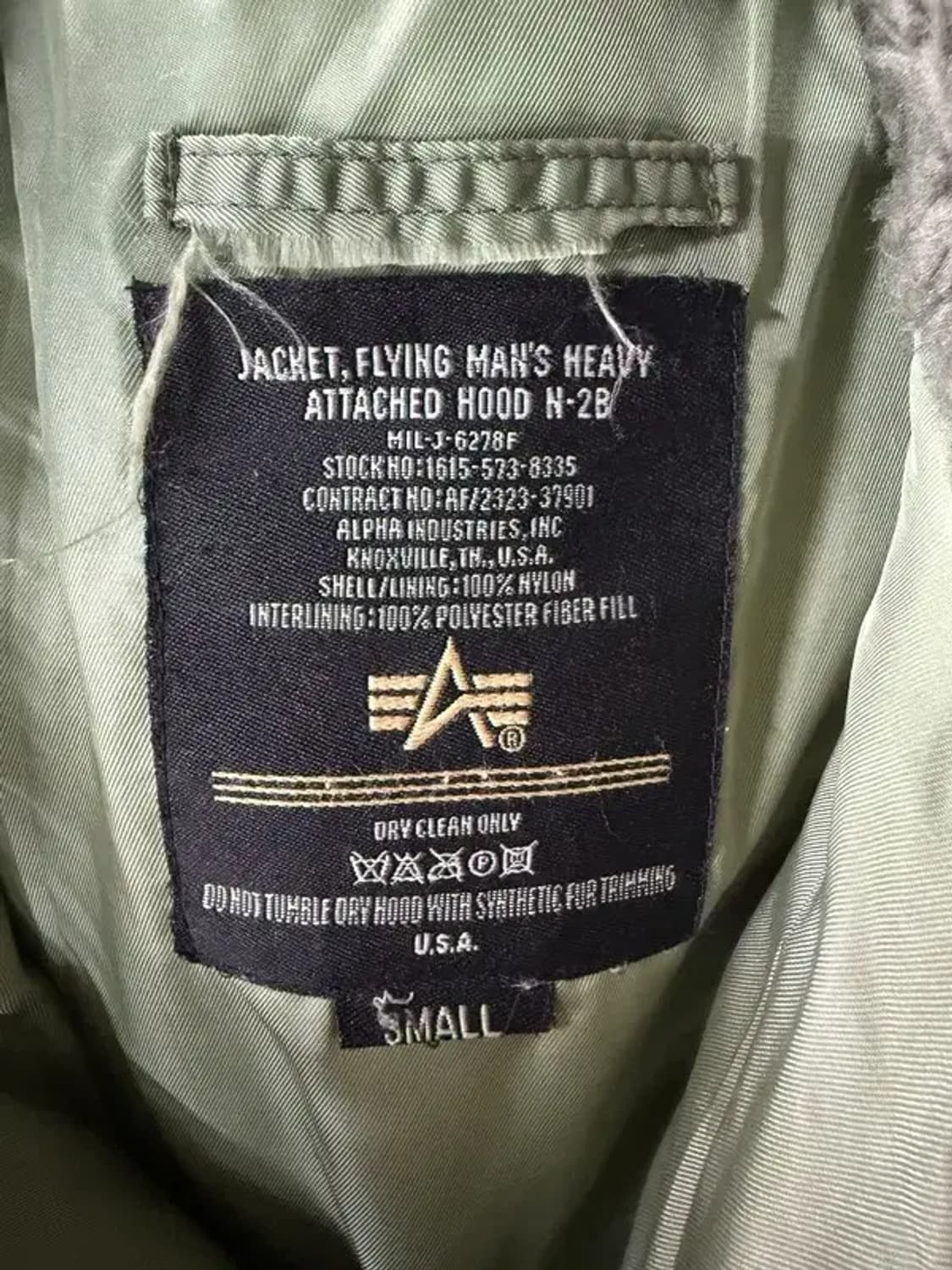 A2418 알파인더스트리 야상 패딩 [ SIZE: S ] 상품이미지5