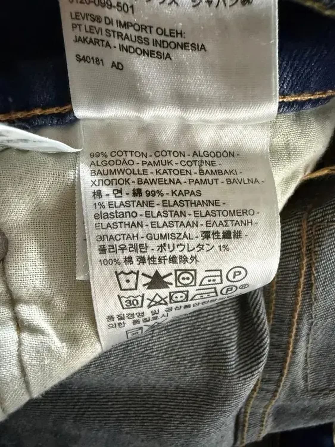 A2447 리바이스511 청바지 [ SIZE: 32 ] 상품이미지6