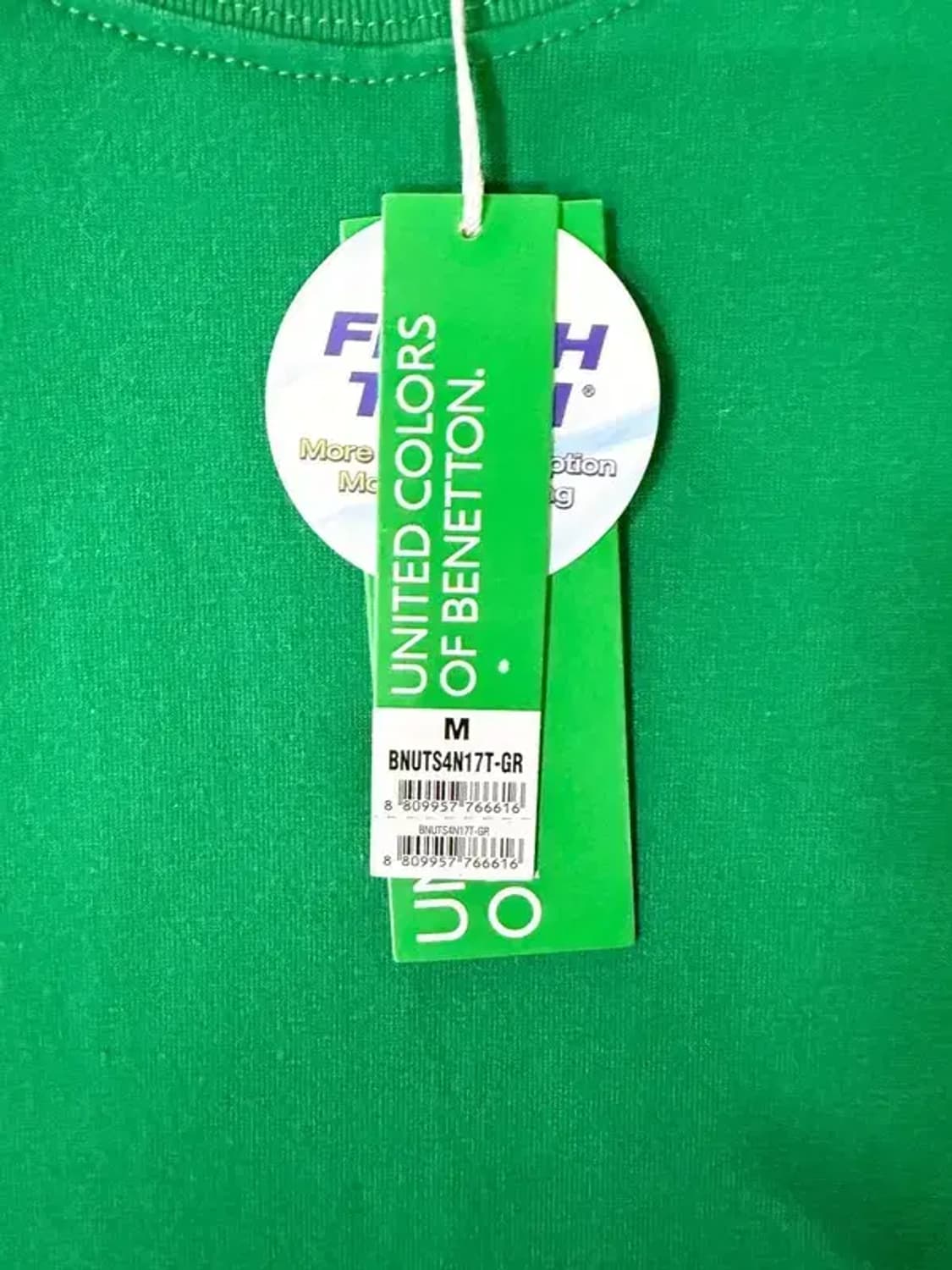 A2515  새상품 베네통 반팔 티 [ SIZE: M ] 상품이미지5