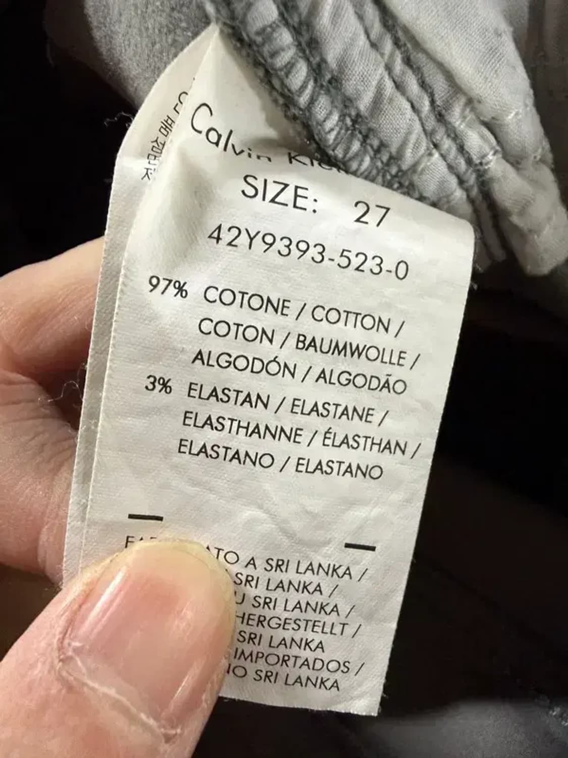 A2650  캘빈클라인 바지 [ SIZE: 27 ] 상품이미지7
