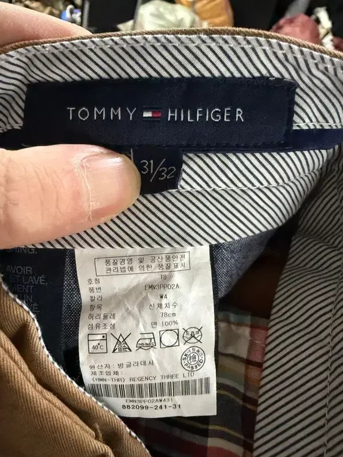 A2651 타미힐피거 바지 [ SIZE: 31 32 ] 상품이미지3