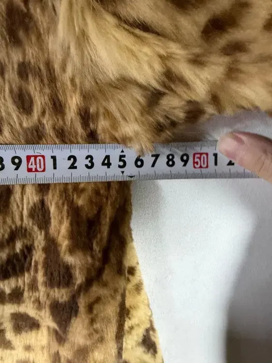 A2612 CORNERSUITE 호피 토끼털 코트 [ SIZE: 160] 상품이미지6