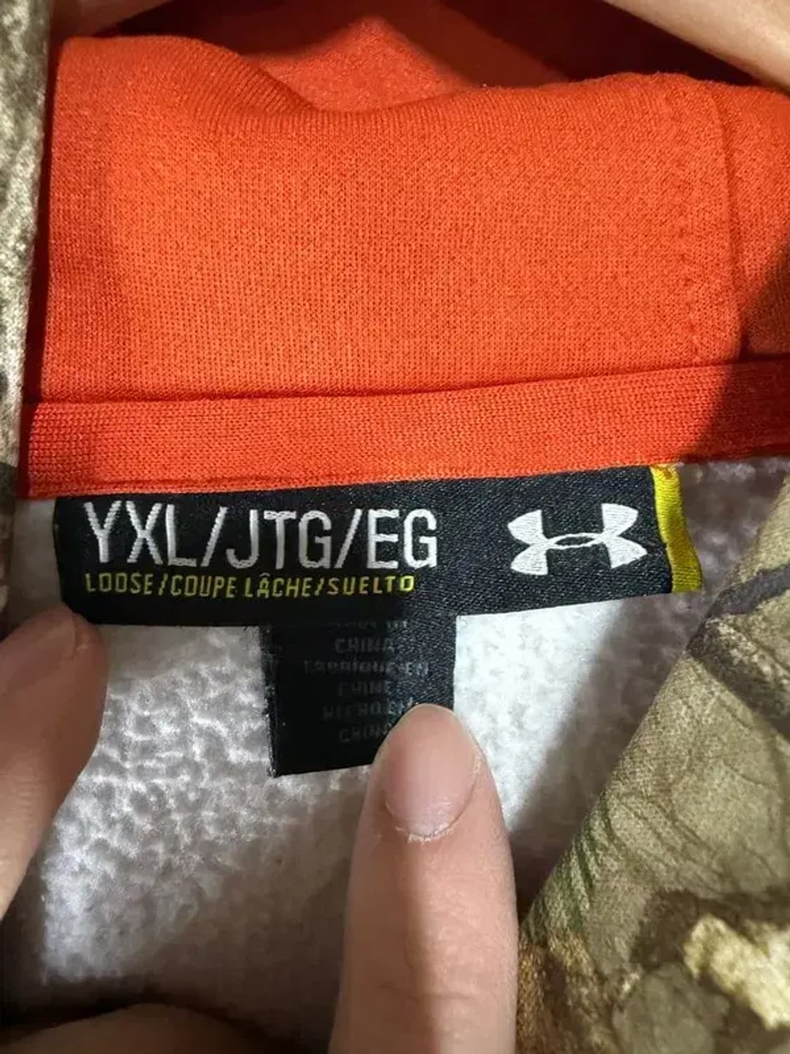 A2685 언더아머 리얼트리 후드티 [ SIZE: XL ] 상품이미지5