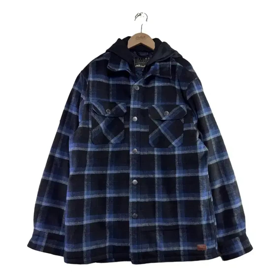 A2689 새상품 잭스 뉴욕 체크 후드 자켓 [ SIZE: L ] 상품이미지1