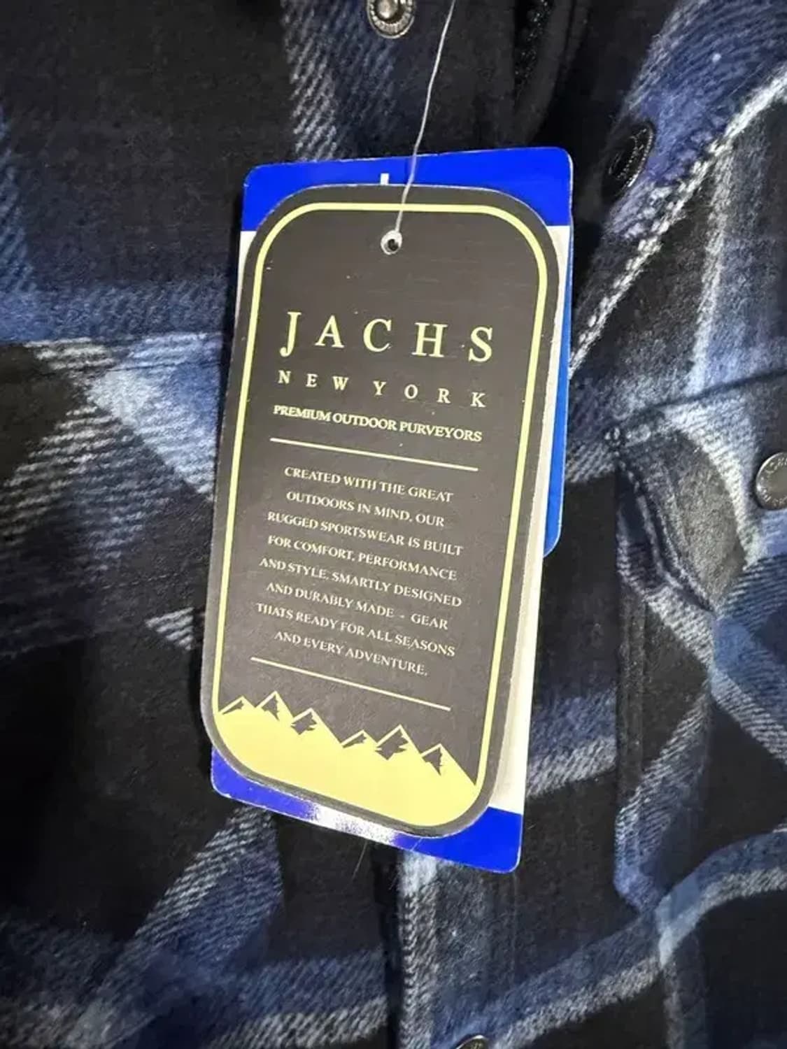 A2689 새상품 잭스 뉴욕 체크 후드 자켓 [ SIZE: L ] 상품이미지6