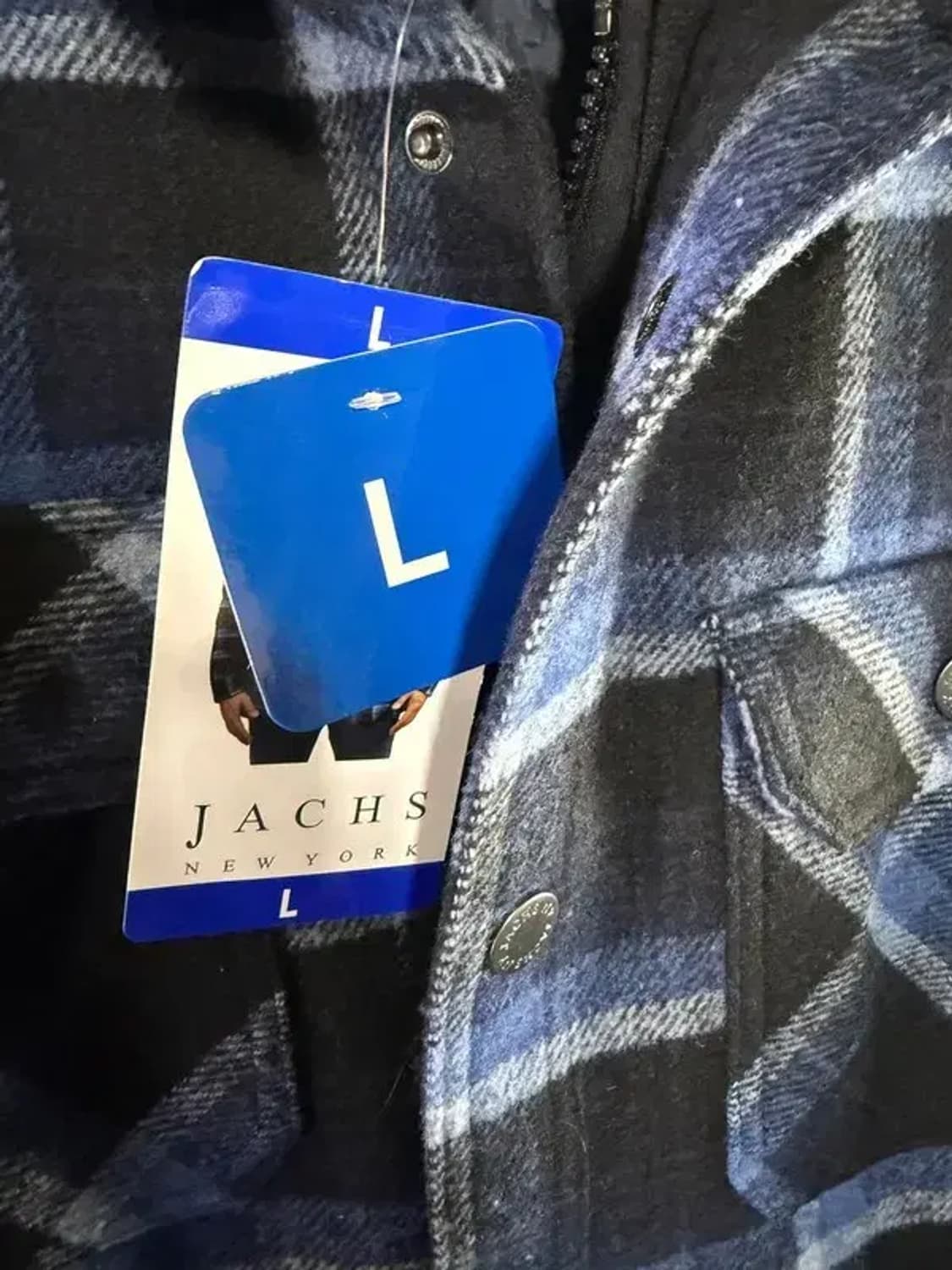 A2689 새상품 잭스 뉴욕 체크 후드 자켓 [ SIZE: L ] 상품이미지7