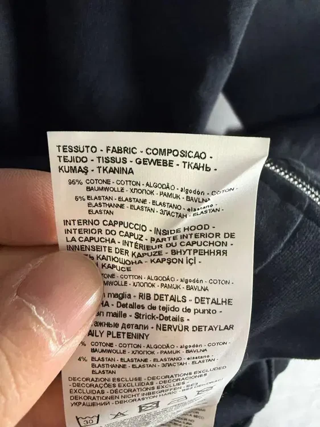 A2690 [ARMANI] MA 아르마니 후드 집업 [ SIZE:S ] 상품이미지7