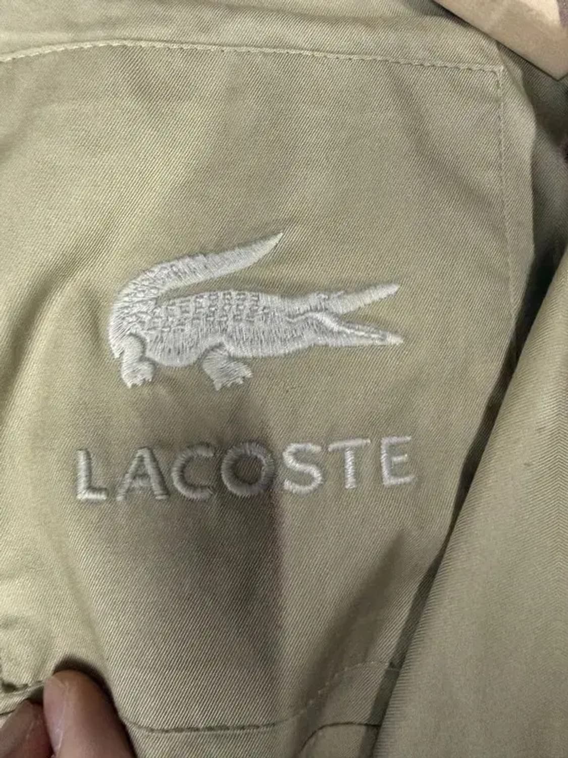 A2735 [ LACOSTE ] 라코스테 트렌치 코트 SIZE: 34 상품이미지4