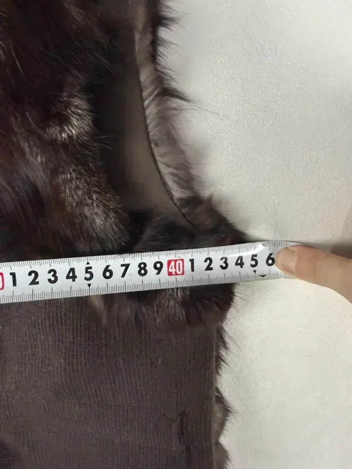 A2758 [ VISITINNEWYORK ]  여우털조끼 165 상품이미지5