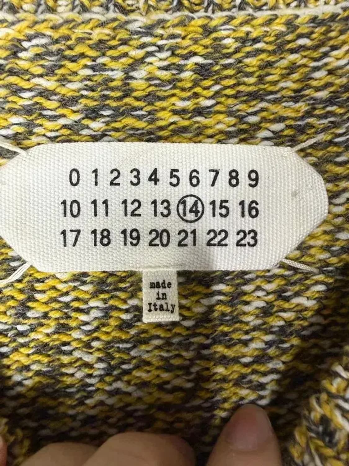 A2771 메종 마르지엘라 울 니트 S 상품이미지5