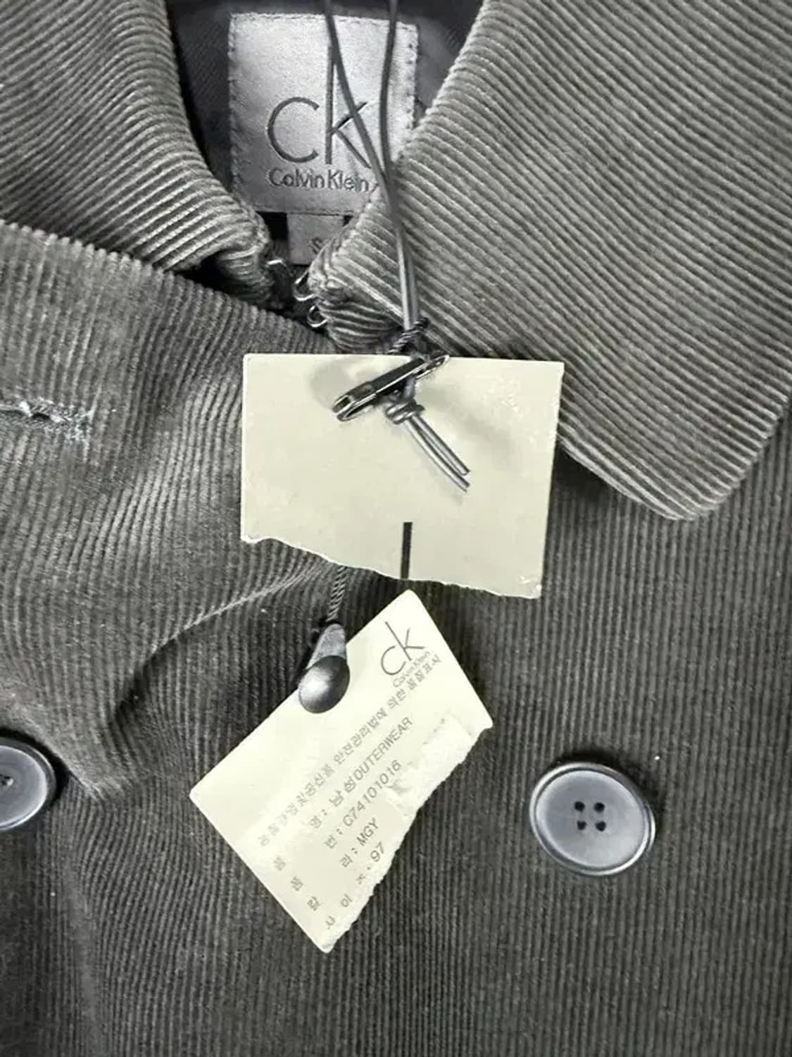 A2798 새상품 [ CK ]  캘빈클라인 코트 S 상품이미지4