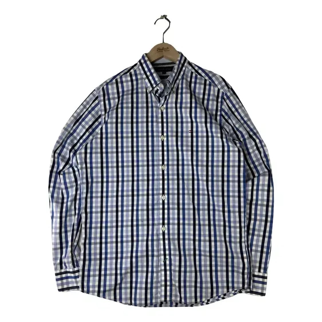 A2813 타미힐피거 체크셔츠 S 상품이미지1