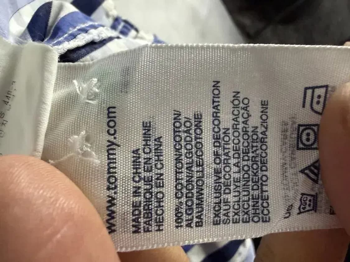 A2813 타미힐피거 체크셔츠 S 상품이미지6