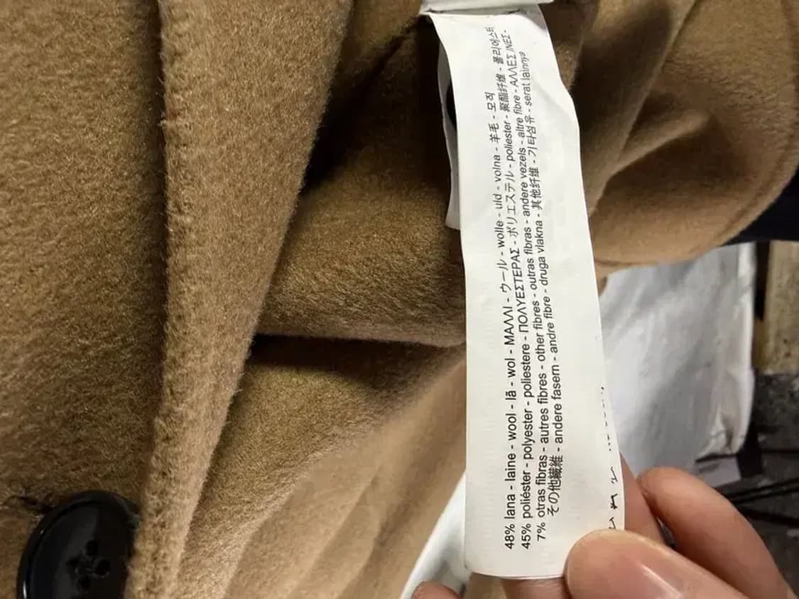 A2825 [ZARA] 자라 울 코트 XL 상품이미지5