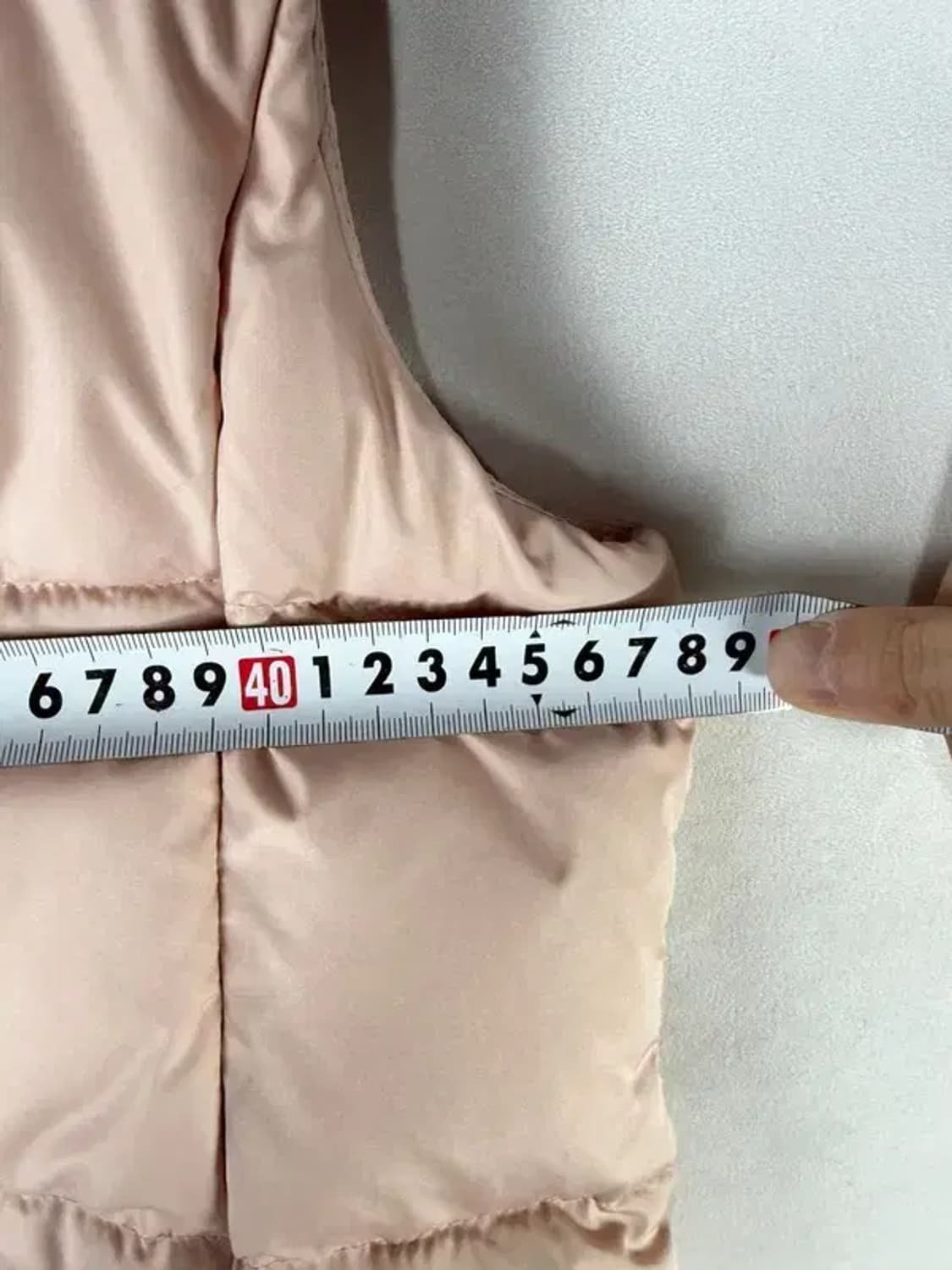 A2837 미쏘 오리털 패딩 조끼 L 상품이미지4