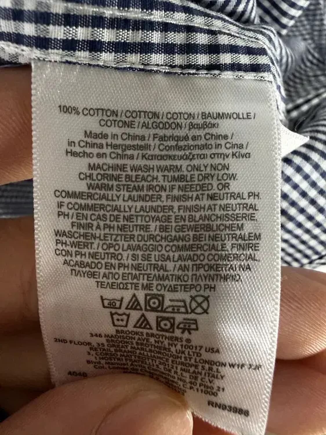 A2823 브룩스브라더스 셔츠 12 상품이미지7