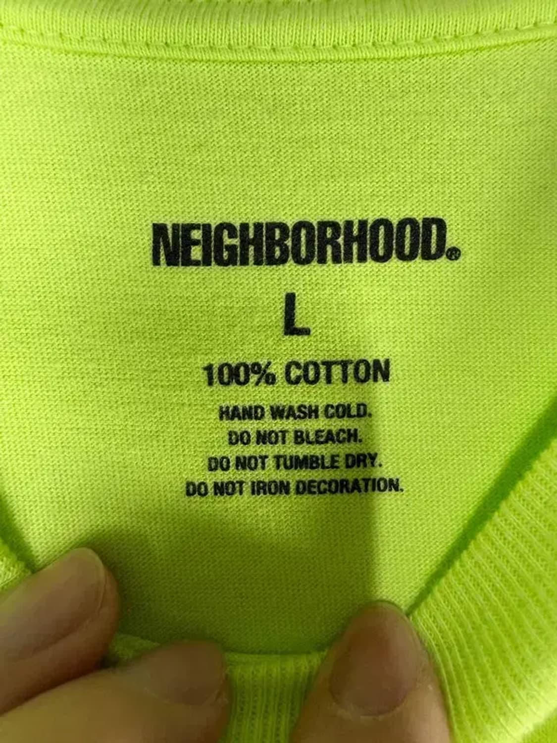 A2861 네이버후드 긴팔 티 L 상품이미지5