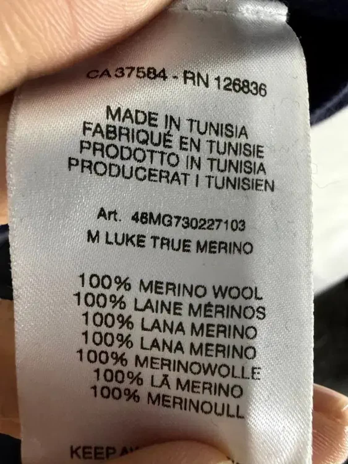 A2862 제이린드버그 울 니트 XL 상품이미지7