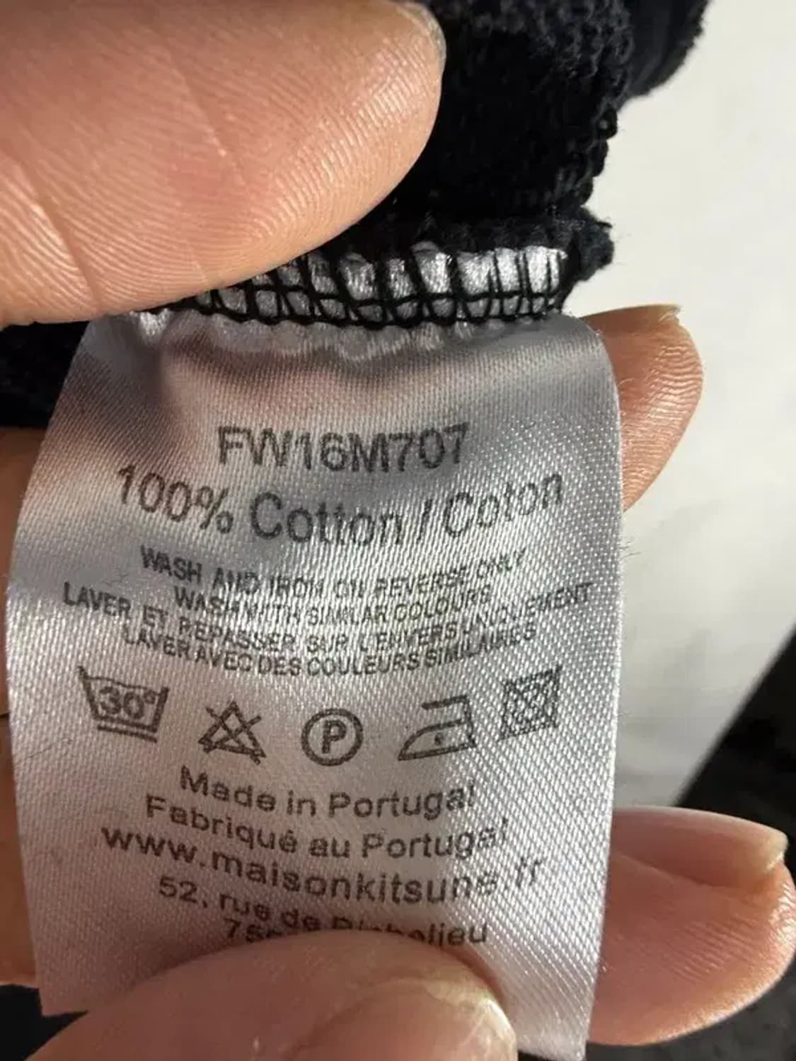 A2882 16FW 메종키츠네 맨투맨 S 상품이미지7