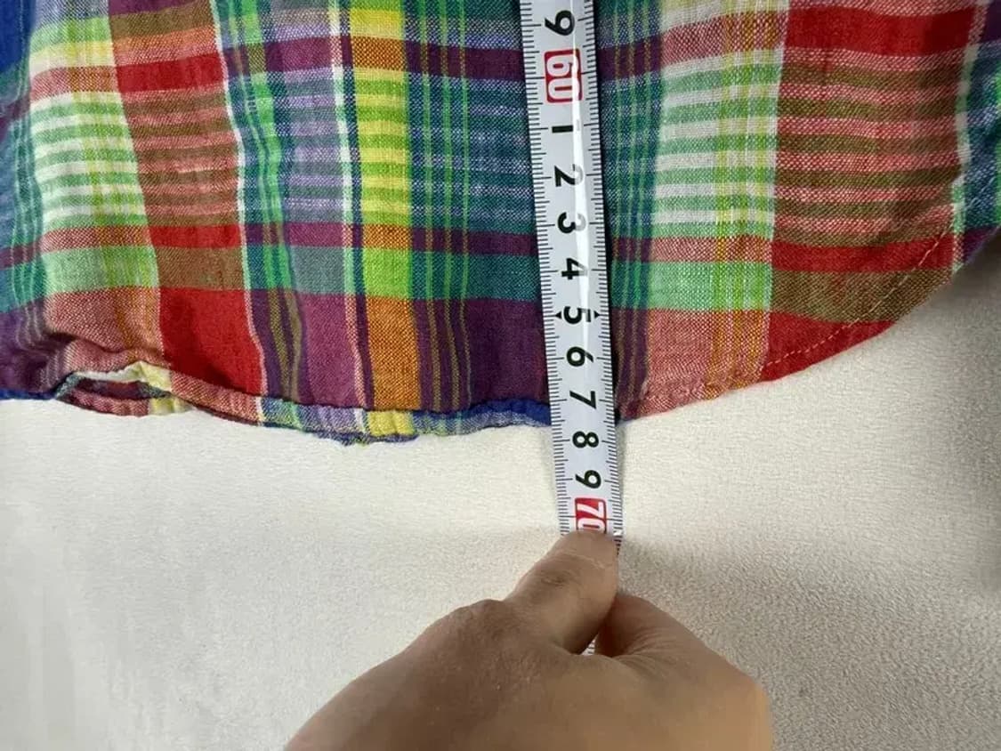 A2906 폴로 체크 셔츠 XXS 상품이미지4