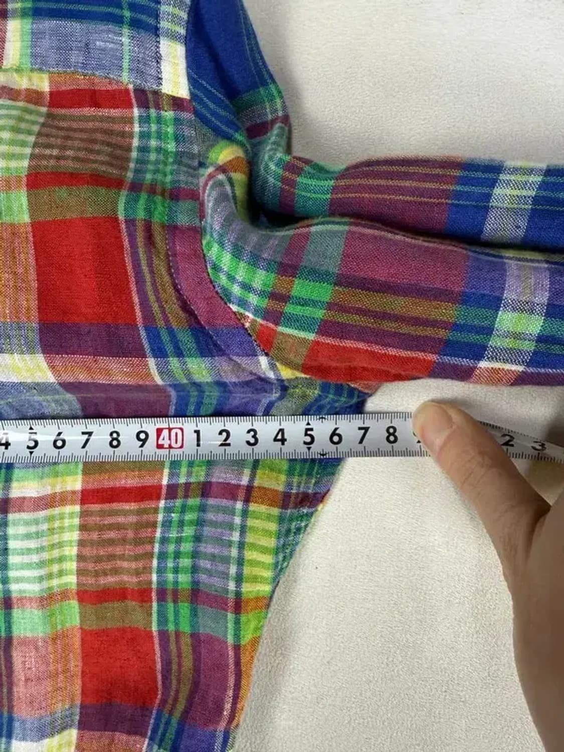 A2906 폴로 체크 셔츠 XXS 상품이미지5